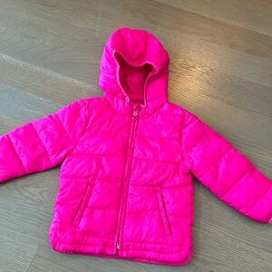 Baby gap hot pink girls down jacket. Size 2T. Gently worn, like new.